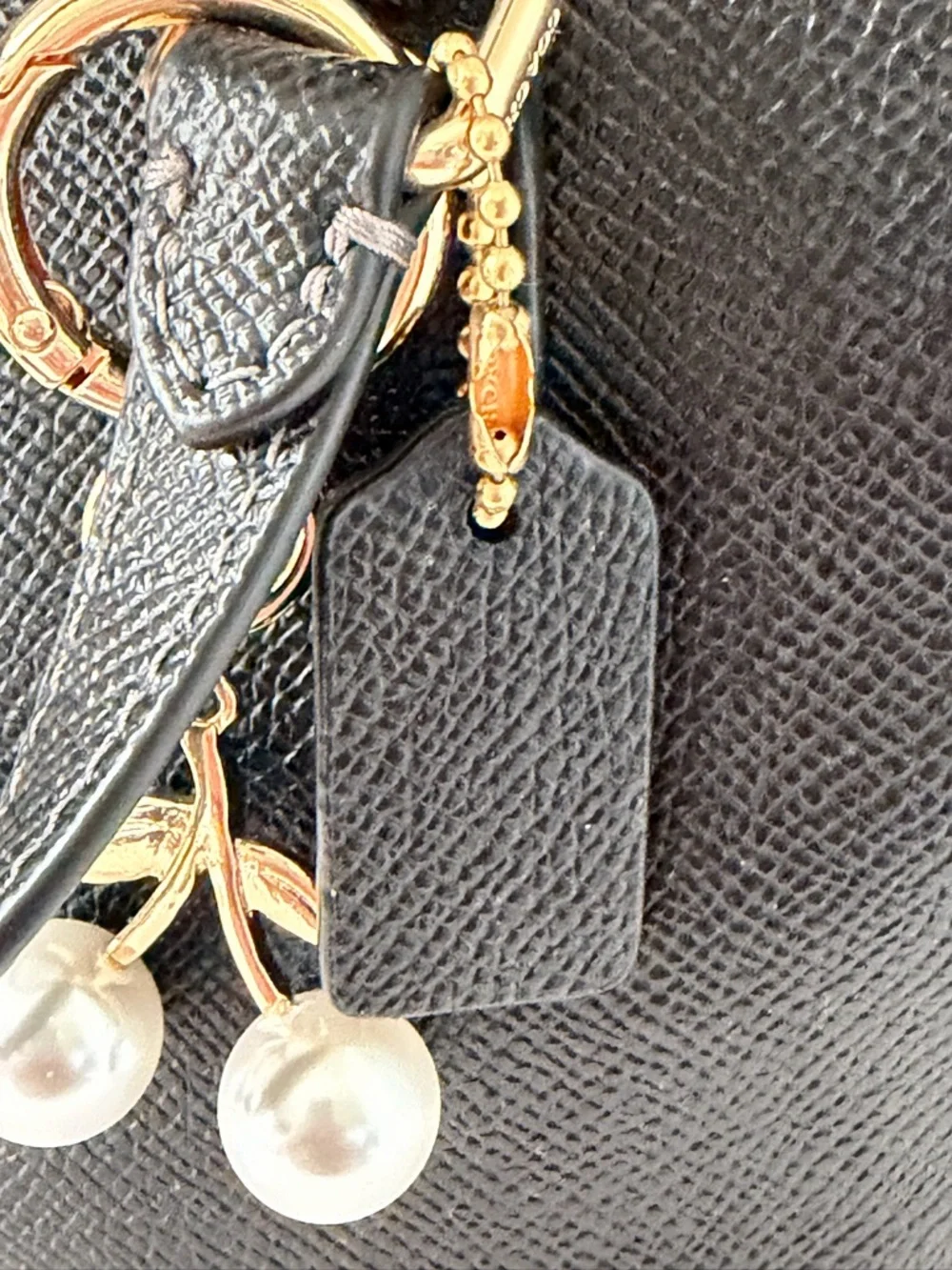 Coach Mini Gallery Tote Bag With Cherry Charm - Picture 11 of 14